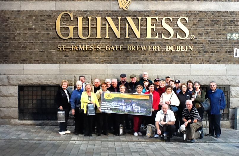 Group at Guiness brewery